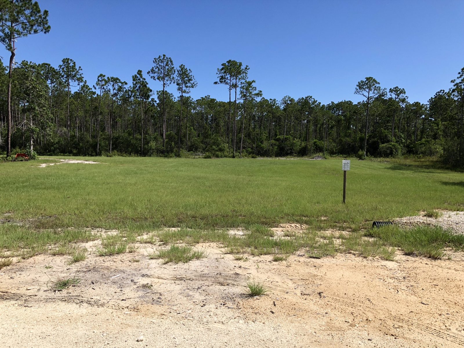 Warm string lights draped across the outdoor gathering space at dusk
